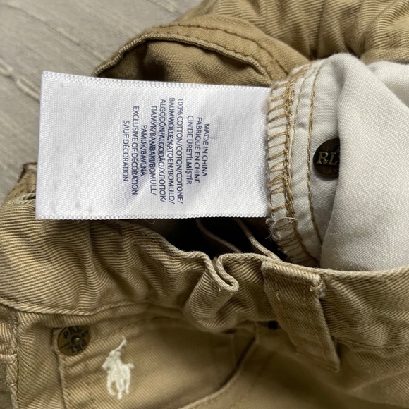 Two Pair Boys Tan Chino Dress Pants size 6 - Picture 8 of 14